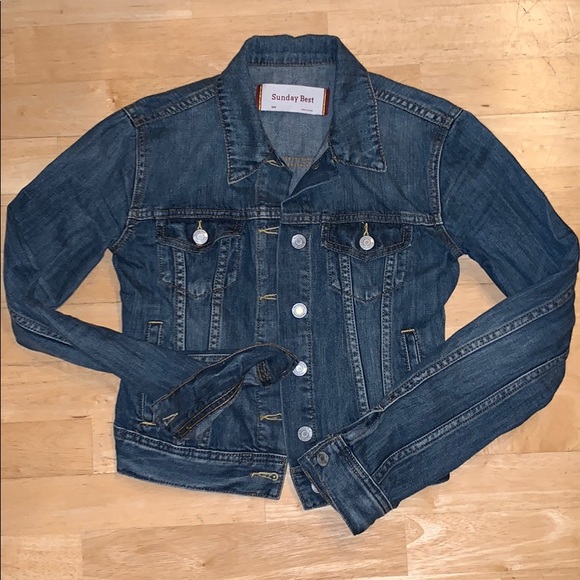 Aritzia Jackets & Blazers - Aritzia Sunday Best XXS Jean Jacket